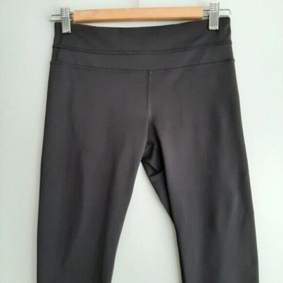 LULULEMON Inspire Crop II 2 Luxtreme Black Tight Athletic Leggings Sz 4 - Picture 4 of 14